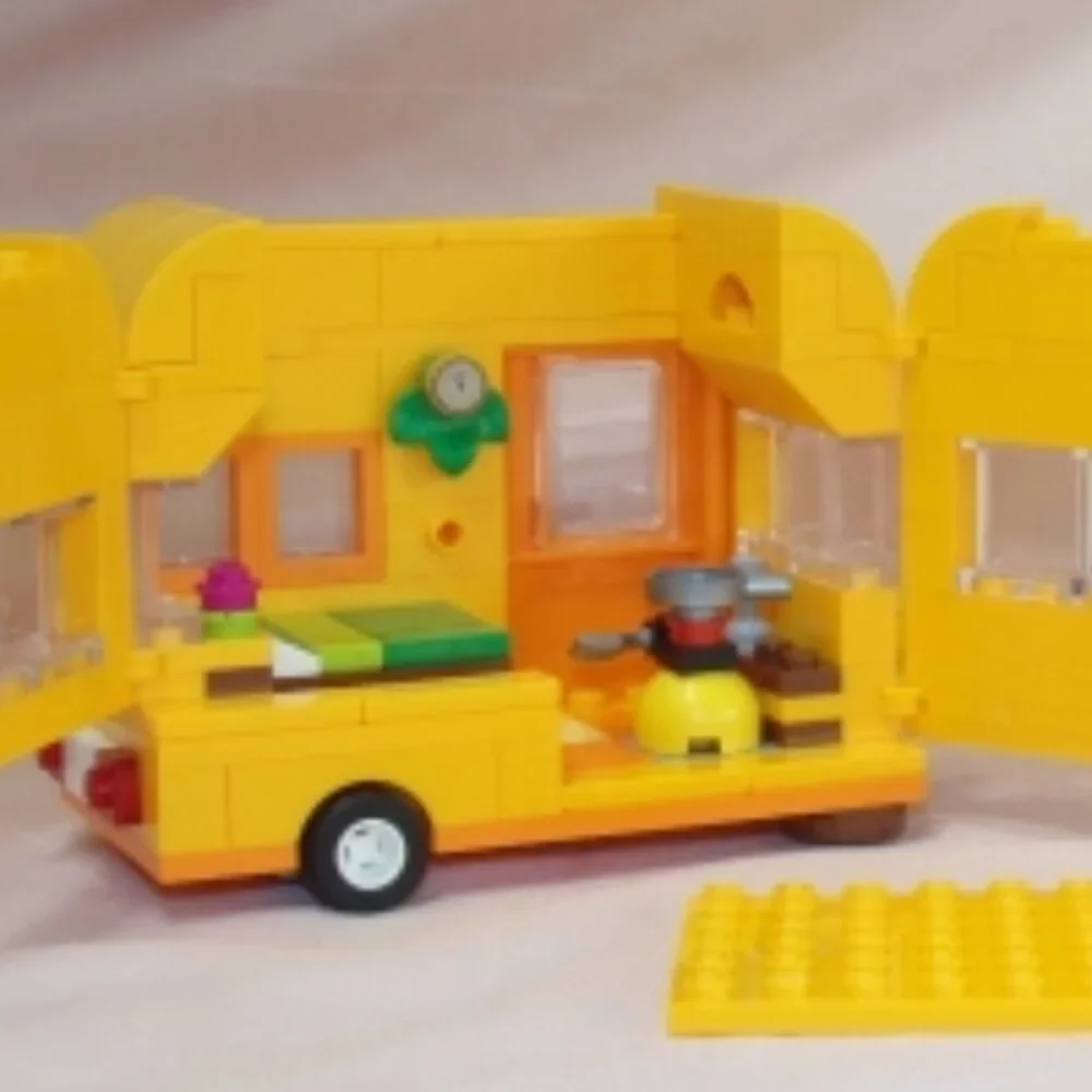 LEGO Animal Crossing 77054 Leif's Car & Live in Garden Trailer & Manual No Minis